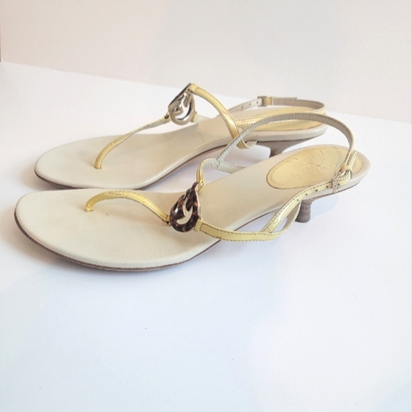 Gucci Brit pale yellow low heels, size 7 - Picture 5 of 12